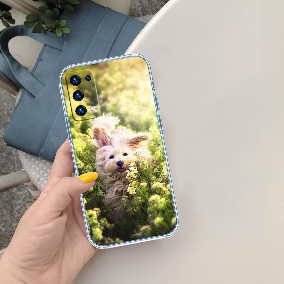 BF49 DOG Poodle Soft Shell Transparent Phone Case for Motorola Moto G7 G8 G9 G84 G85 G73 G24 G15 Z2 Play Power Plus