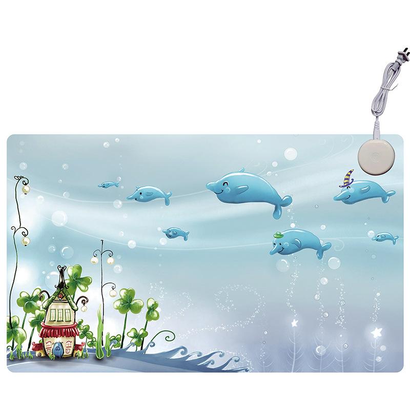 Dual-Use Heated Desk Mat: Wide Voltage Mouse Pad & Writing Surface