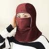 Fleece Warm Hat Mask Cold-proof Ski Windproof Cap Winter Warm Hat Balaclava Cycling Cap  Women Men