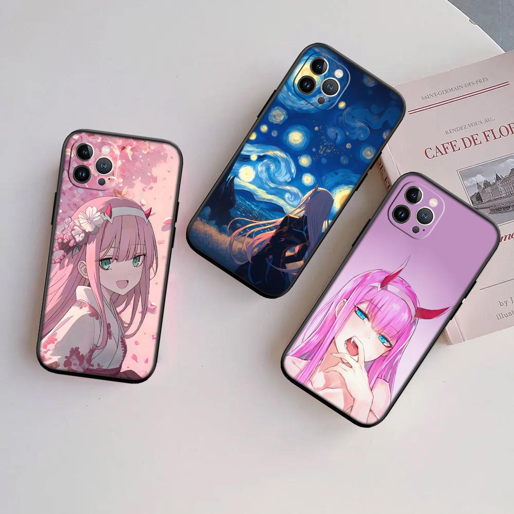 RA34 Zero Two New High-End Shell Phone Case for Redmi Note 10 11 12 Pro Max 10S 10C 10T 11A 11S 12S 12C