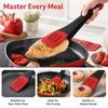 Silicone Food Tongs 3 In 1 Design Grilling Tongs Durable Cooking Spatulas  Grilling Cooking