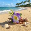 Elegant Side Clip Hair Clip Temperament Bohemian Style Hair Clip Fashion Plumeria Hair Comb  Beach