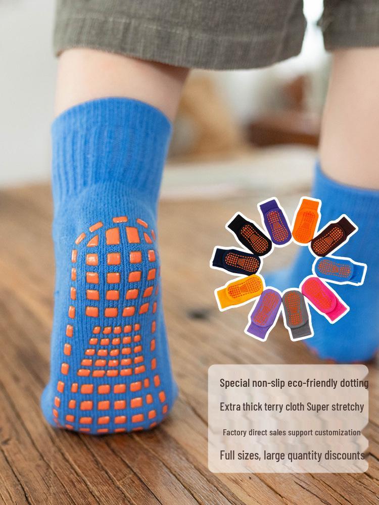 Non-Slip Baby and Toddler Indoor Cotton Socks for Cold Weather
