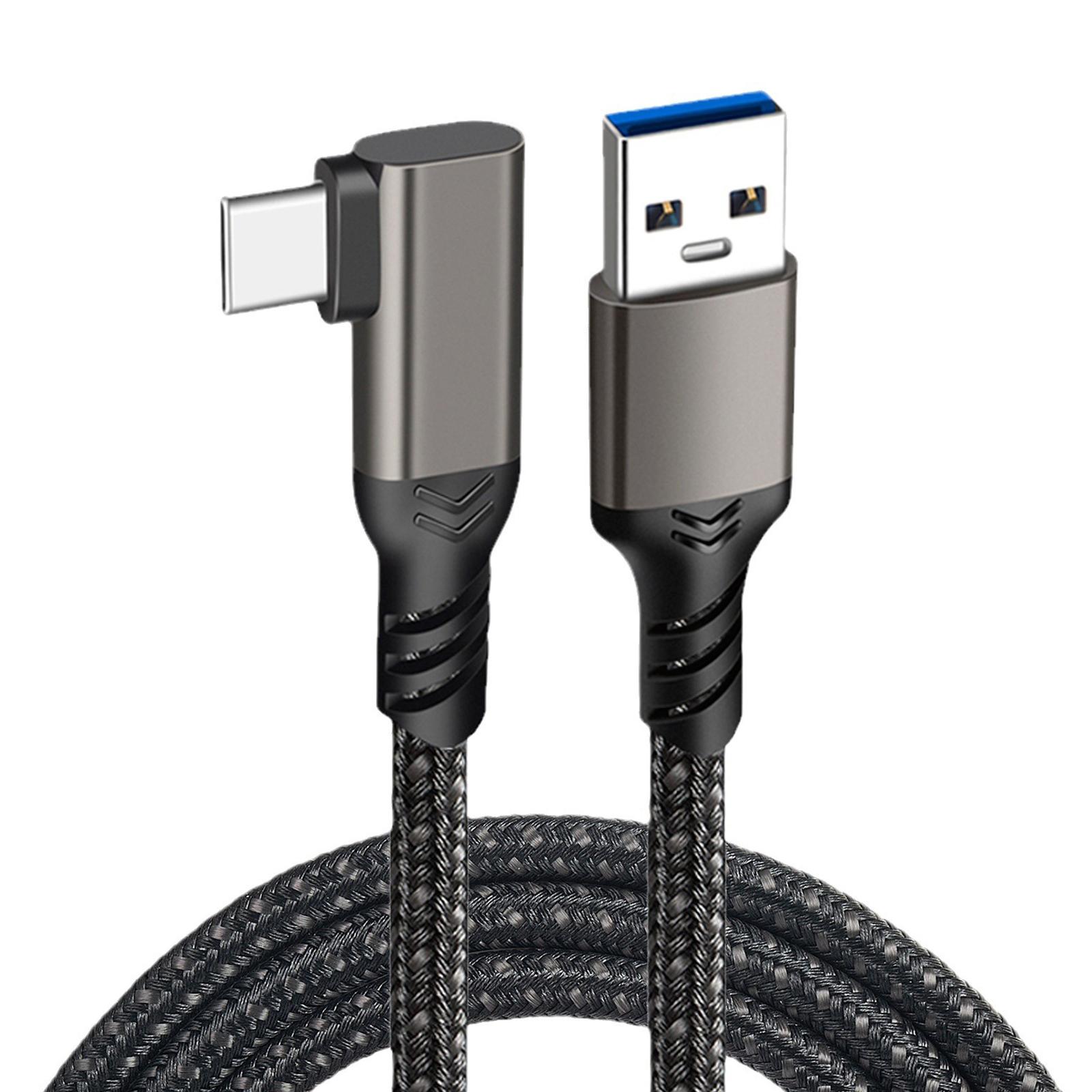 

USB C Cable Stable Connection Convenient USB C Link Cable 3A 60W Charging Cable 5-10Gbps Data Transmission Wire G