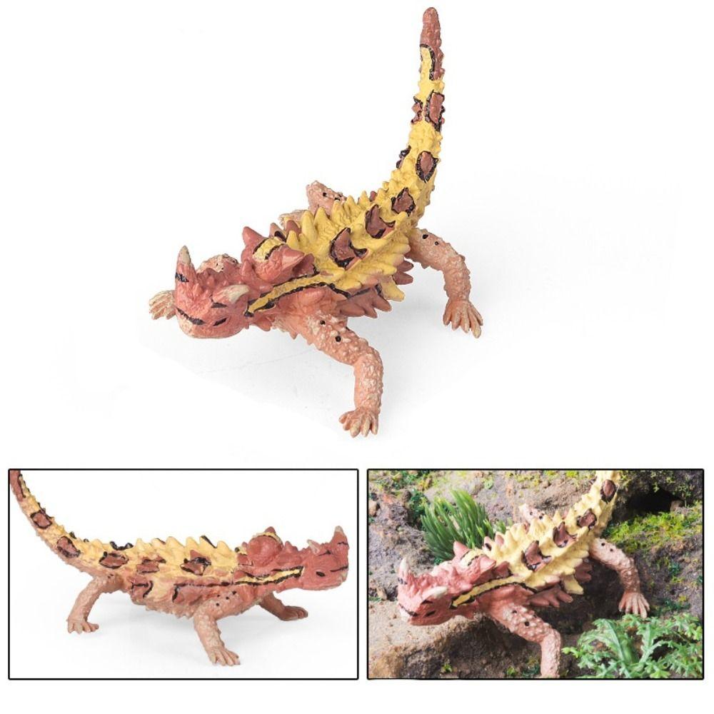 Miniature Reptile Animals Figures PVC Material Gecko Figure Lizard Model Figurines Kids Toy