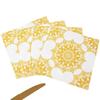 European Printing Rectangular Napkins,Disposable Party Restaurant Decoration Paper Napkin ,20pcs 33*33cm  Bart Paper Craft