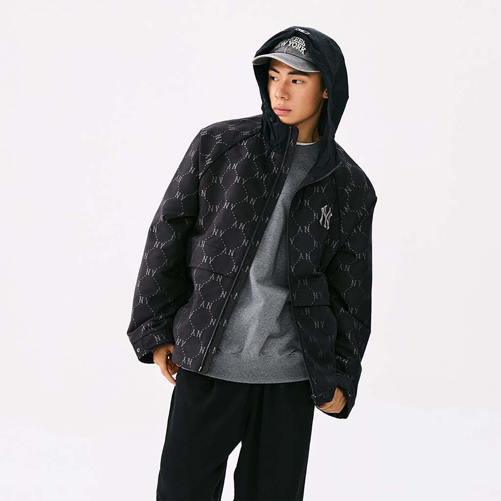 New MLB MONOGRAM Collection New York Yankees FW25 Jacket Unisex 3AWJM0254-50CGD