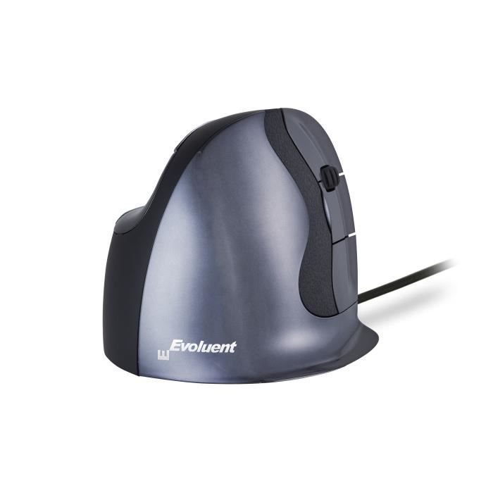 VerticalMouse D, Souris Noir/argent, Petit, RH