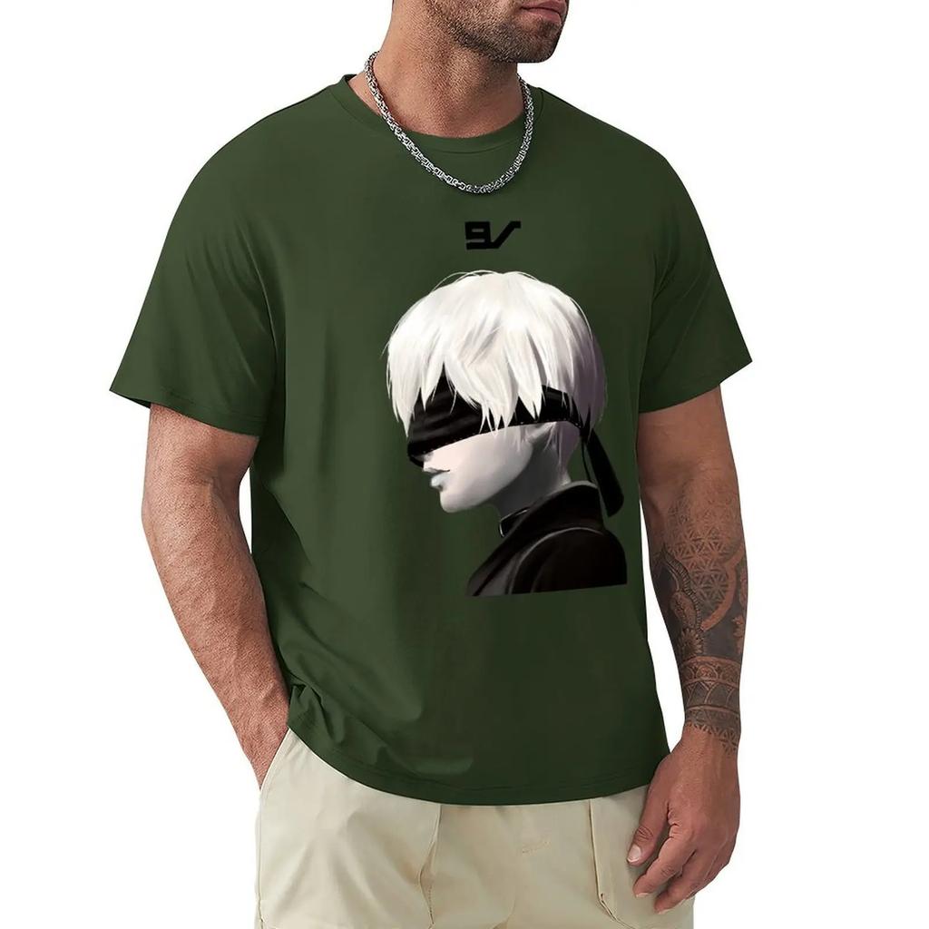 9S T-Shirt korean fashion cute tops graphics customizeds heavy weight t shirts for