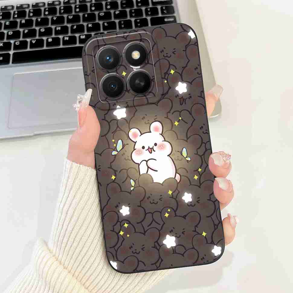 Shockproof For Honor X8C Protective Case Luckly Animal Soft Silicone Cover For Honor X8C X8B X7B X9B X6A X7A X8A X9A 4G 5G Capa