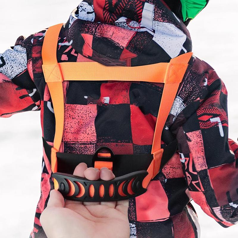 1Pc Kids Ski Training Harness Skiing Trainer Snowboard Ski Safety Tow Anti-Fall Rope For Beginner Toddler Skiing Harness