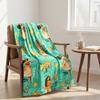 Flannel Blanket Single-Sided Throw 5159 Inches Cozy Decorative Blanket for Sofa Bedroom