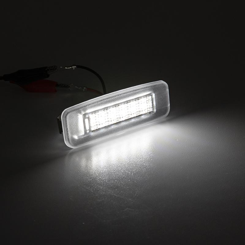 2PCs Fits For Ford Focus MK1 1998 1999 2000 2001 2002 2003 2004 2005 SMD White Canbus Led License Plate Lights Auto Tag Lamps