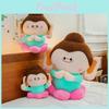 Grotto Lotus Buddha Plush Toy Soft Stuffed Doll For Girls
