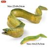 Oenux Undersea Marine Animals Moray Eel Simulation Sea Life Animal Conger Model Figurines Action Figures Learning Toy For Kids