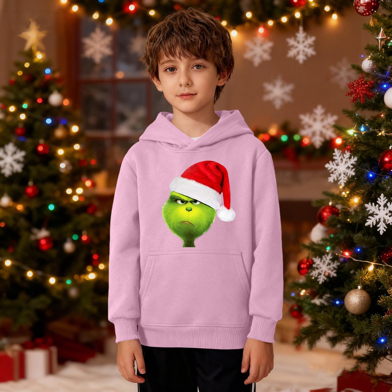 

Christmas Sweatshirt Boys Girls Ugly Xmas Christmas Shirt Crewnek Toddler Long Sleeve Pullover Outfit Tops 130