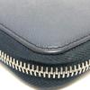 PRADA 2ML188 logo Zip Around Long Wallet Safiano leather blue/SilverHardware