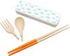 New Way Japan Chopstick Cutlery Set with Interchangeable and Perfect for Made In Drop My Cutlery Set, Chopsticks, Spoon, Fork, Lunchboxes, Portable,