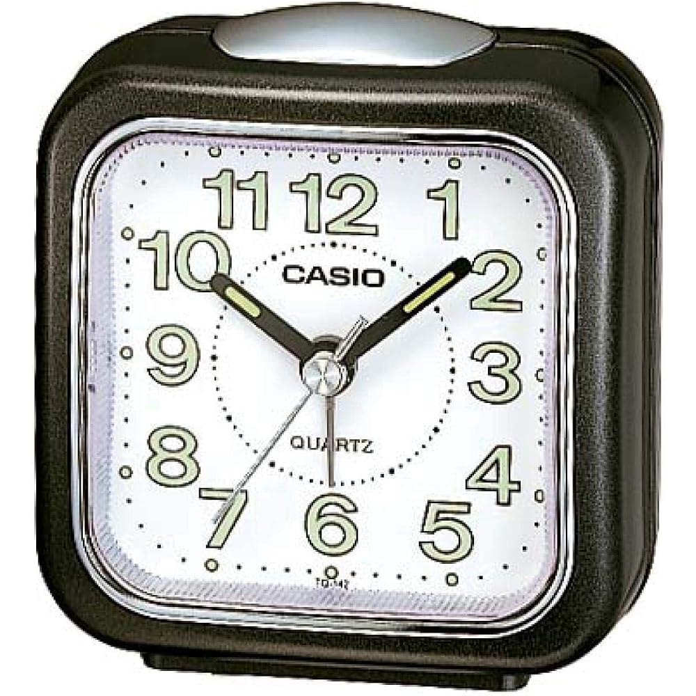 Casio Collection Wake Up Timer Digital Alarm Clock TQ-142-1EF, Black