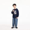 Boys' Letter Print Crew Neck Sweatshirt