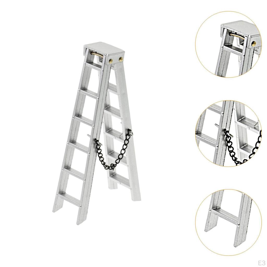 1/10 RC Car Accessory Mini Folding Ladder Model Decorative Decoration Realistic
