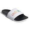 Adidas Adilette Comfort Slide Blanco Multi Zapatillas Unisex Core-Black Blanco Nube H02488