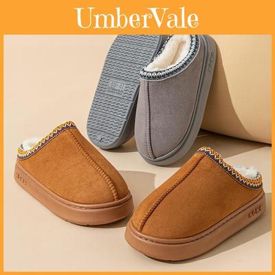 Comfortable New Style Pure Color Faux Suede Home Slippers For Women And Men Ideal For Warmth And Non-slip Durability In Multiple Sizes