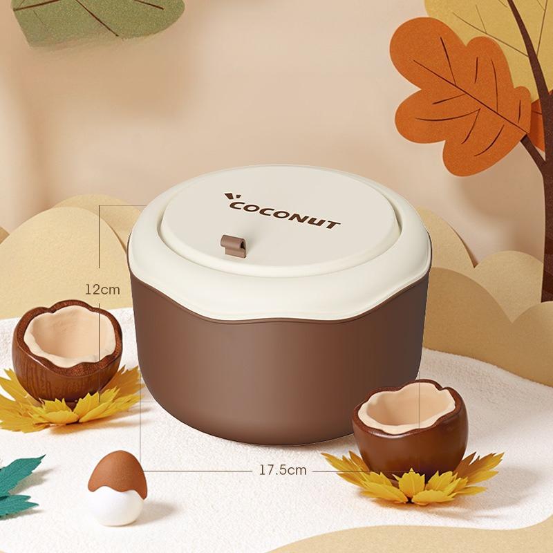 Desktop Trash Can Cute Small Press-type Mini Storage Bucket Flip Waste Paper Can Storage Box