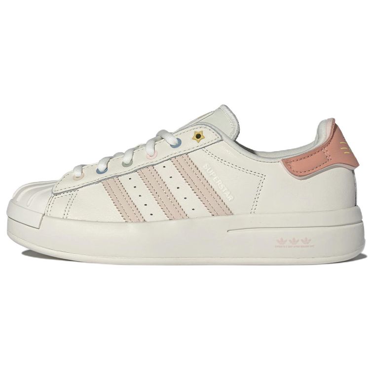 Adidas Originals Superstar Ayoon Leather Shock Absorbing Durable Low-Top Sneakers Unisex Sneakers Light-Pink GW7235