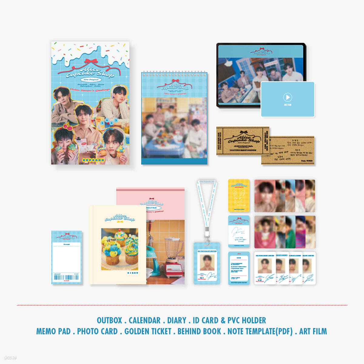 

VICTON 2023 Season Greetings Alice Cupcake Shop