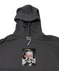Sk8Er Rock Forced Happiness Sweat Hood Vest ((Charcoal))