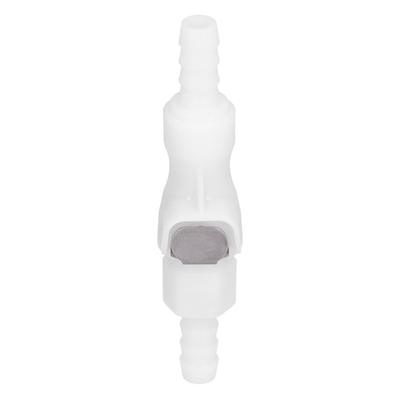 Connettore Rapido 1/4in Plastica Alimentare 120PSI Connettore Birra con Raccordo Tubo di Intercettazione