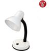 TL1201-B Clamp Lamp, Base for E27 Bulb, LED Compatible, Flexible Arm, with Cable and Switch. made of metal. for Children's room, Office, Nightstand, B
