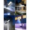 Outdoor LED Solar Lights Garden Street Light With Motion Sensor and Remote Control Waterproof Wall Light for Garage Floodlight