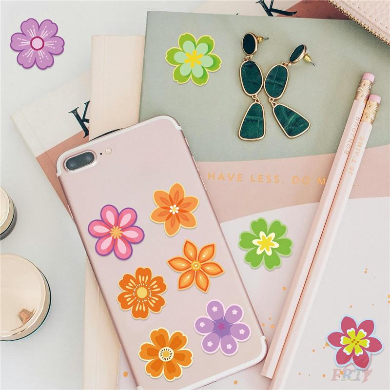 500Pcs/Roll Danish Flowers Art Kids Rewards Stickers - DIY Scrapbooks Album Decor Sealing Label Decals