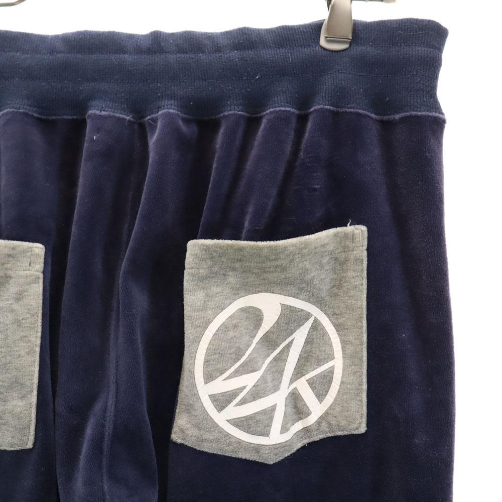24KARATS Velor pants M Navy Men's Used