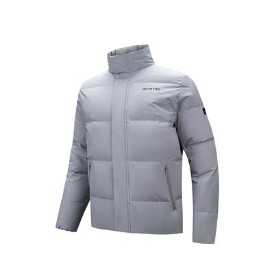Running Series Letter Stand Collar Zipper Versatile Casual Sports Down Jacket Men Jacket 952547928-3