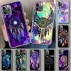 Retro Feather Dreamcatcher Phone Case Cover for iPhone 11 12 13 Mini 14 15 Plus 16 Pro Max 17 Air 7 8 + SE Art Customized Fundas