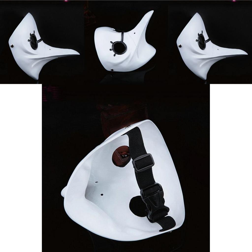 Unique Resin Plague Doctor Mask For Halloween Cosplay Fun And Festive Celebrations