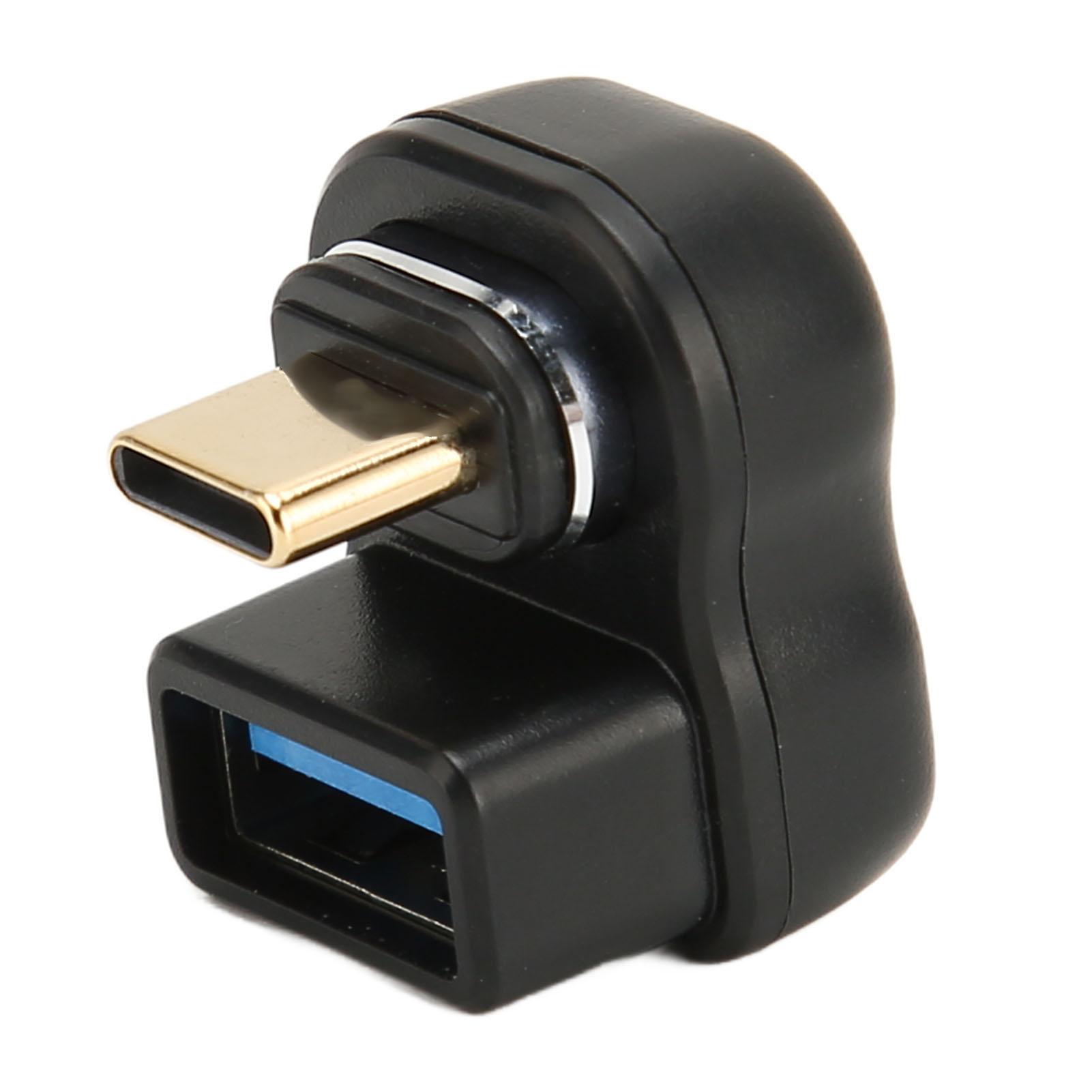 

Магнитный адаптер Type C 24 контакта 10 Гбит/с USB C (папа) на USB A (мама) U-образный магнитный адаптер