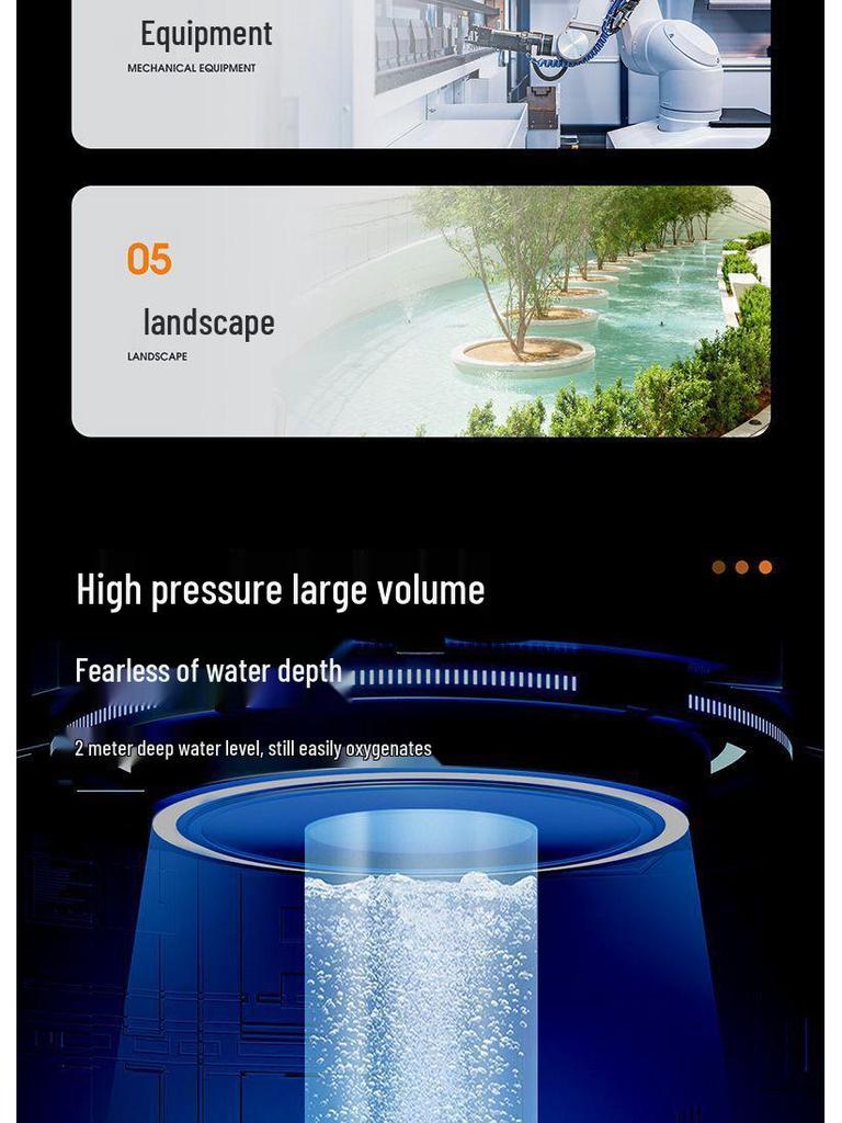 High-Power Electromagnetic Aquarium Aeration Pump for Fish Tanks & Ponds