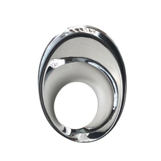 Marco de Luz Antiniebla Níquel Derecha Izquierda Juego de 2 Piezas Para Renault Megane Mk3 III HB Estilo Cromo OEM 261521021R