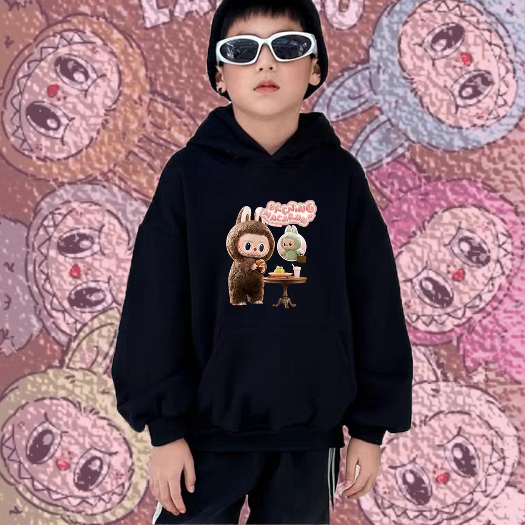 Children's Hoodie New Trendy Labubu Children's Casual Daily Hoodie 100-160cm Boys Girls