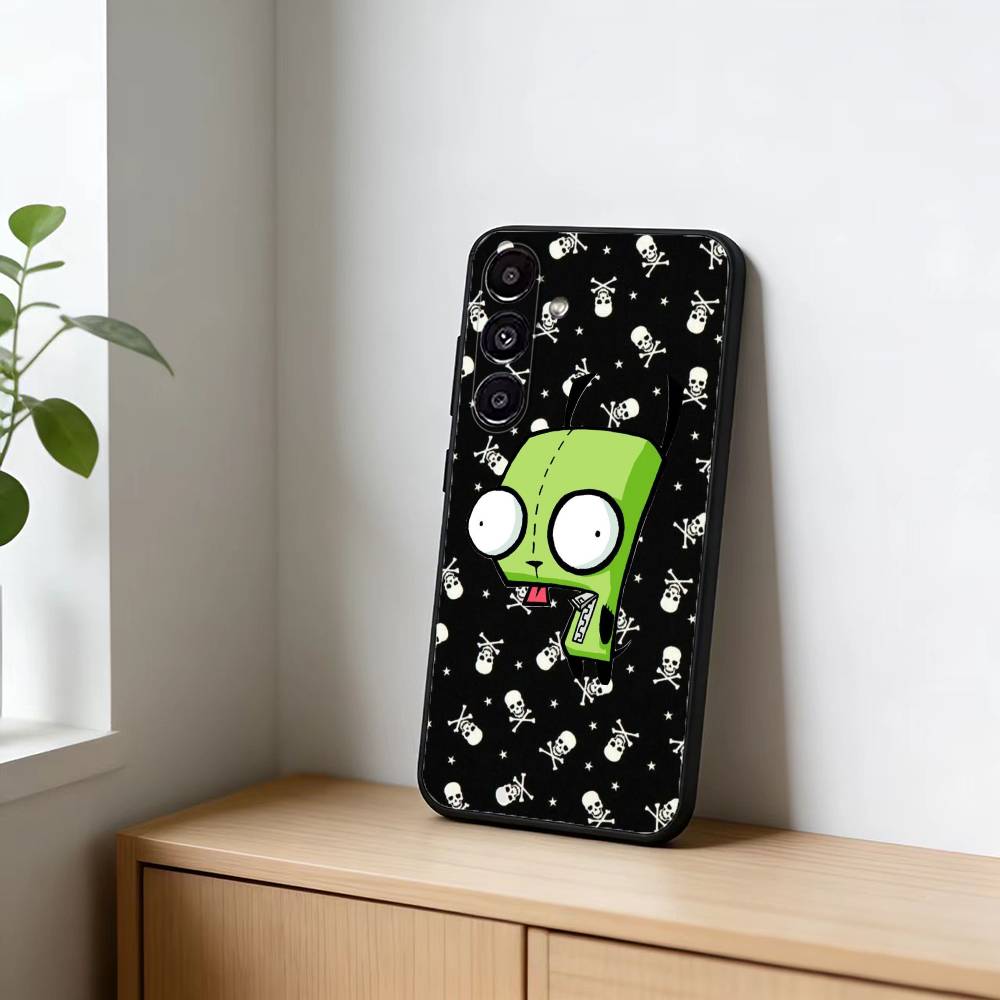 Cartoon I-Invader Zim Gir Phone Case For Samsung Galaxy A91,80,73,72 ,71,53,52,32 ,31,22,21s,20,Soft Black Case