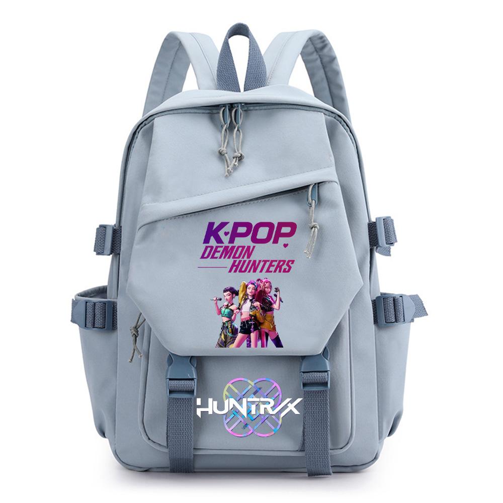 Anime Kpop Dämonenjäger Bedruckter Rucksack für Teenager Jungen Mädchen Schultasche Kinder Schüler Buchrucksack Damen große Kapazität Reisetasche Kindergeschenk Mochila