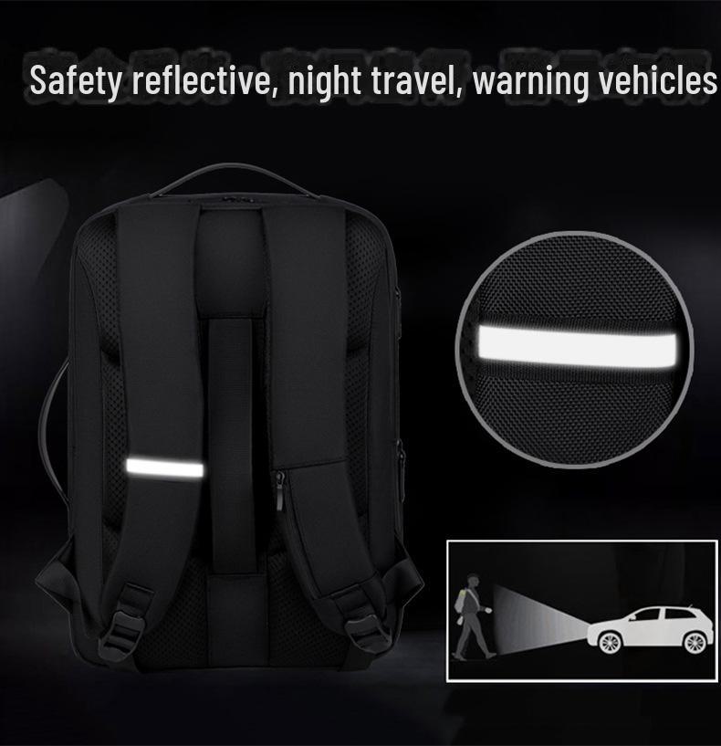 Unisex High-End Fashion Backpack: Waterproof, Business Casual, Computer & Travel Shoulder Bag