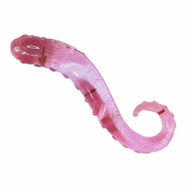 Seahorse Crystal Pink Pyrex Glass Dildo Spot Simulator Sex Toy Glass Dildos