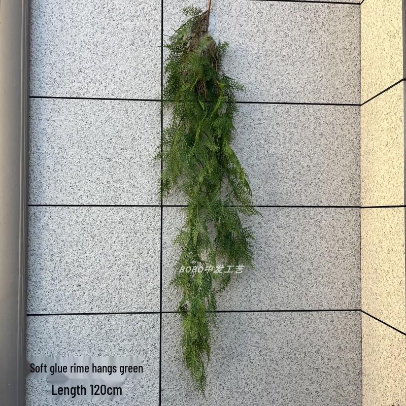 Artificial Spider Plant & Fern Hanging Decor - Trailing Green Vines for Wall & Ceiling