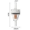5pcs Motorcycle Copper Core Gasoline Filter Universal Gasoline Inline Fuel Filter Resistance Car Fuel Filter Element Motorcycle