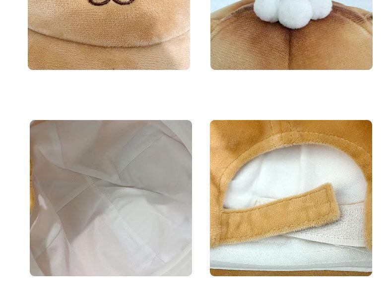 Boné de Baseball Fofo de Urso com Bordado de Orelhas 3D para um Rosto Mais Magro